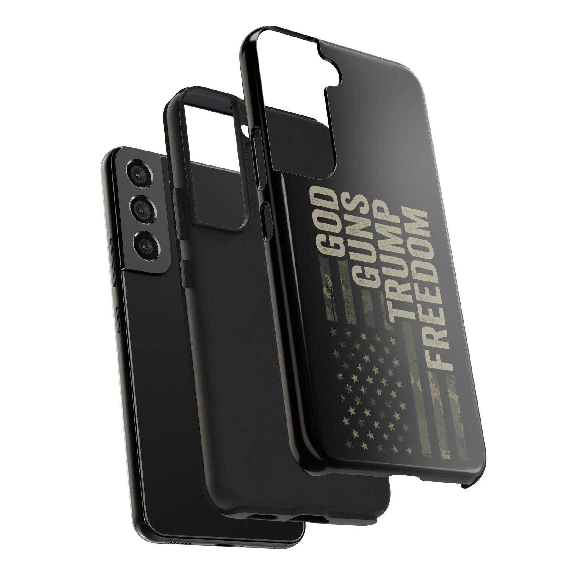 God, Guns, Trump & Freedom Phone Case