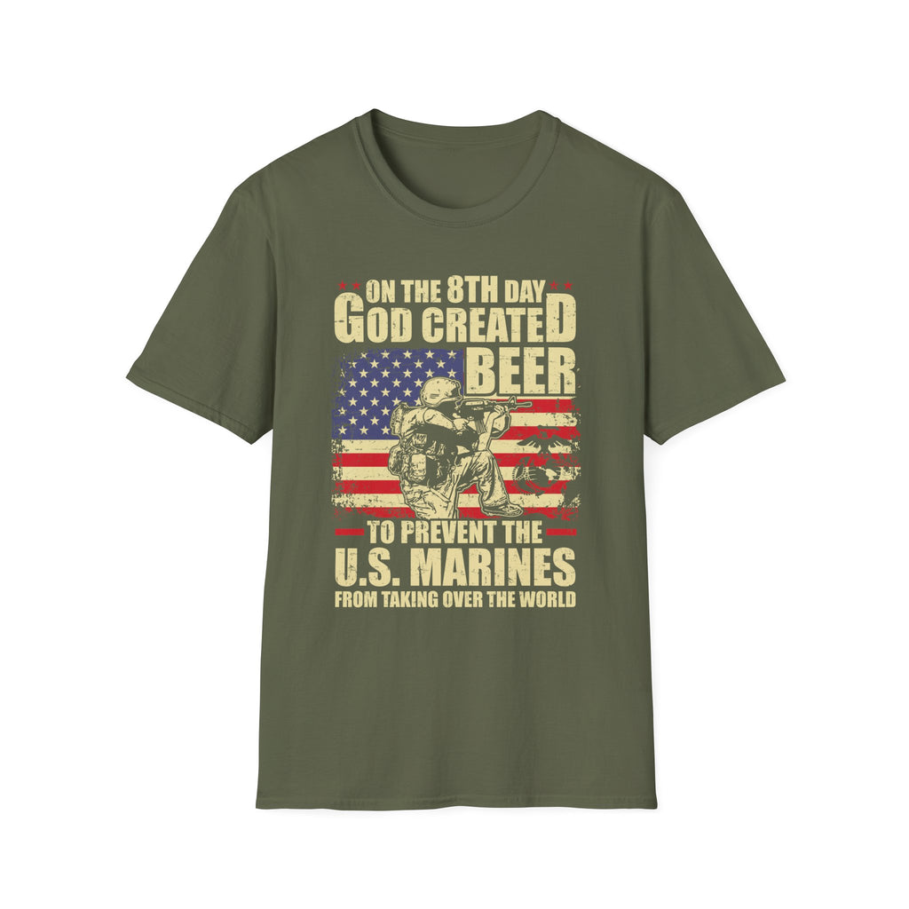 Eighth Day Beer Creation Marines T-Shirt
