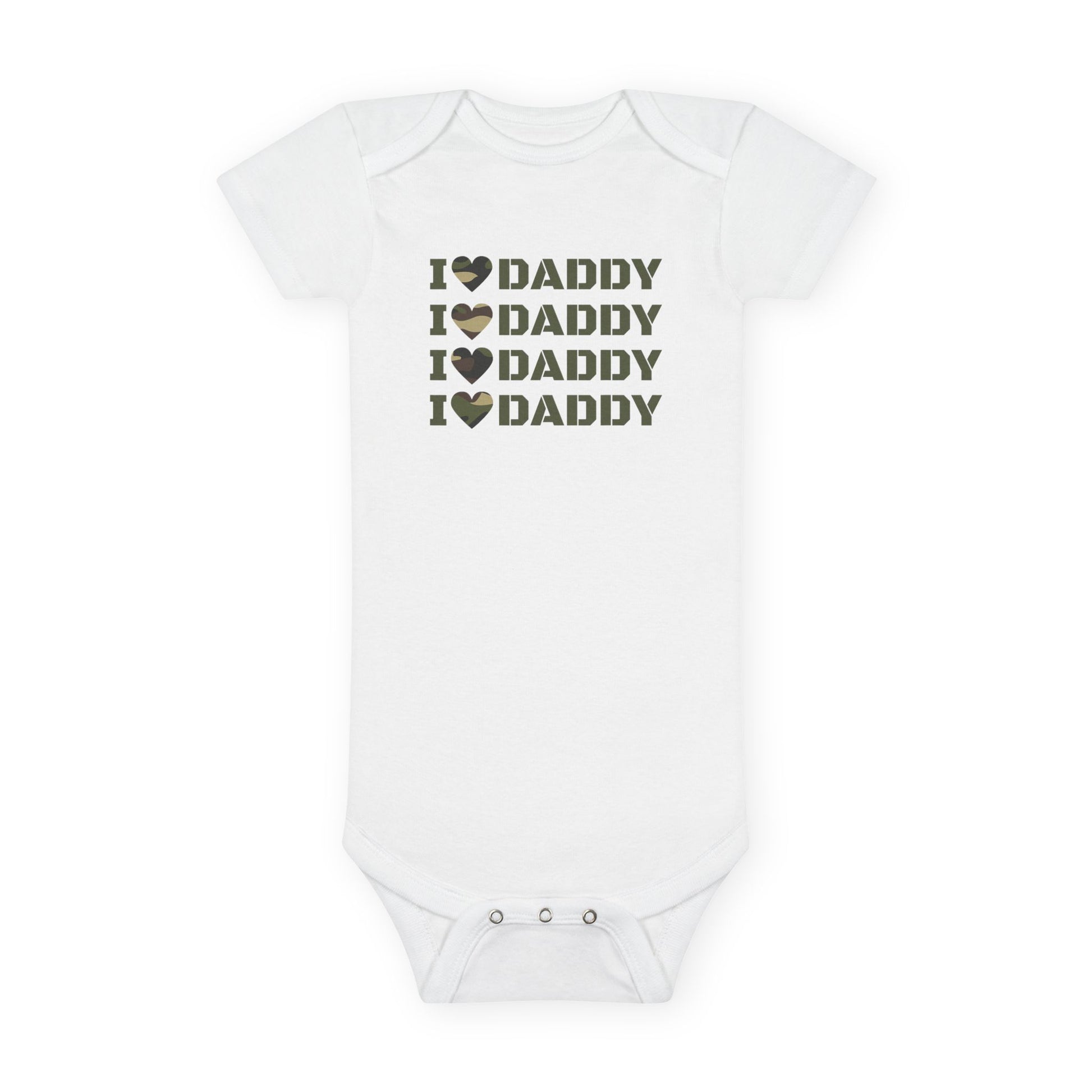 I Love Daddy Baby Onesie