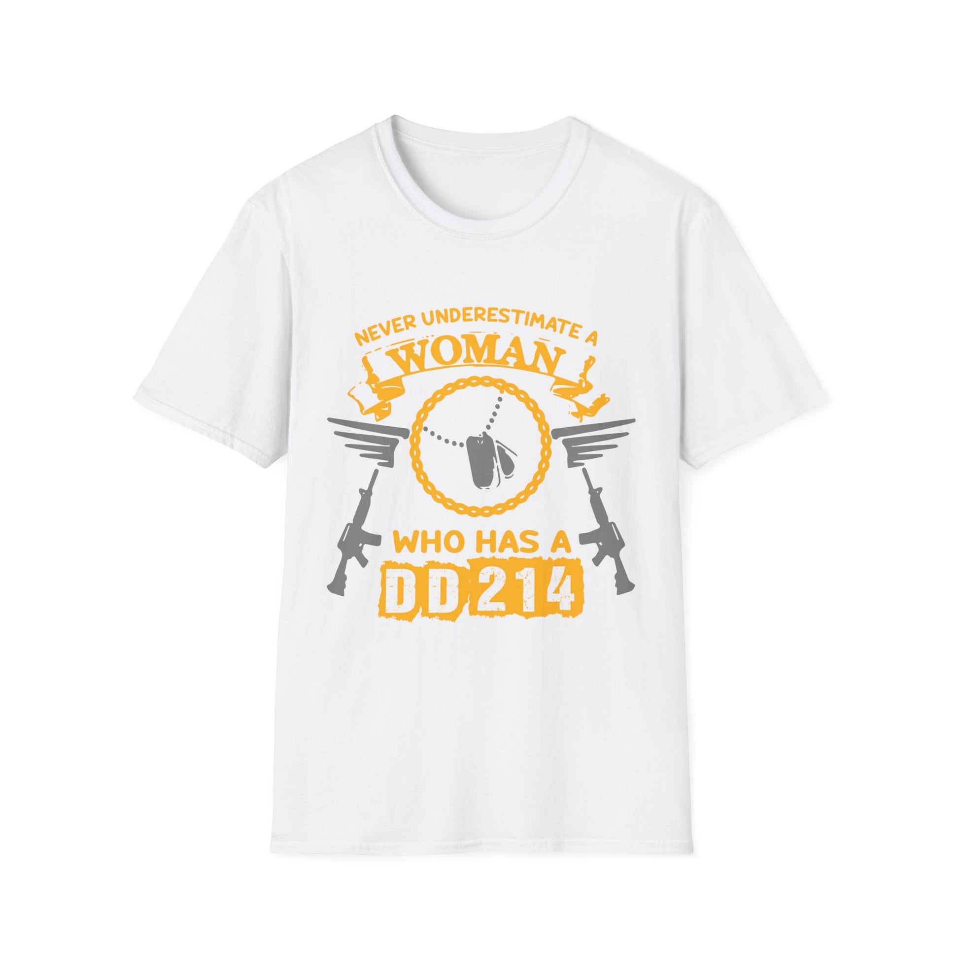Never Underestimate a Woman with a 244 T-Shirt