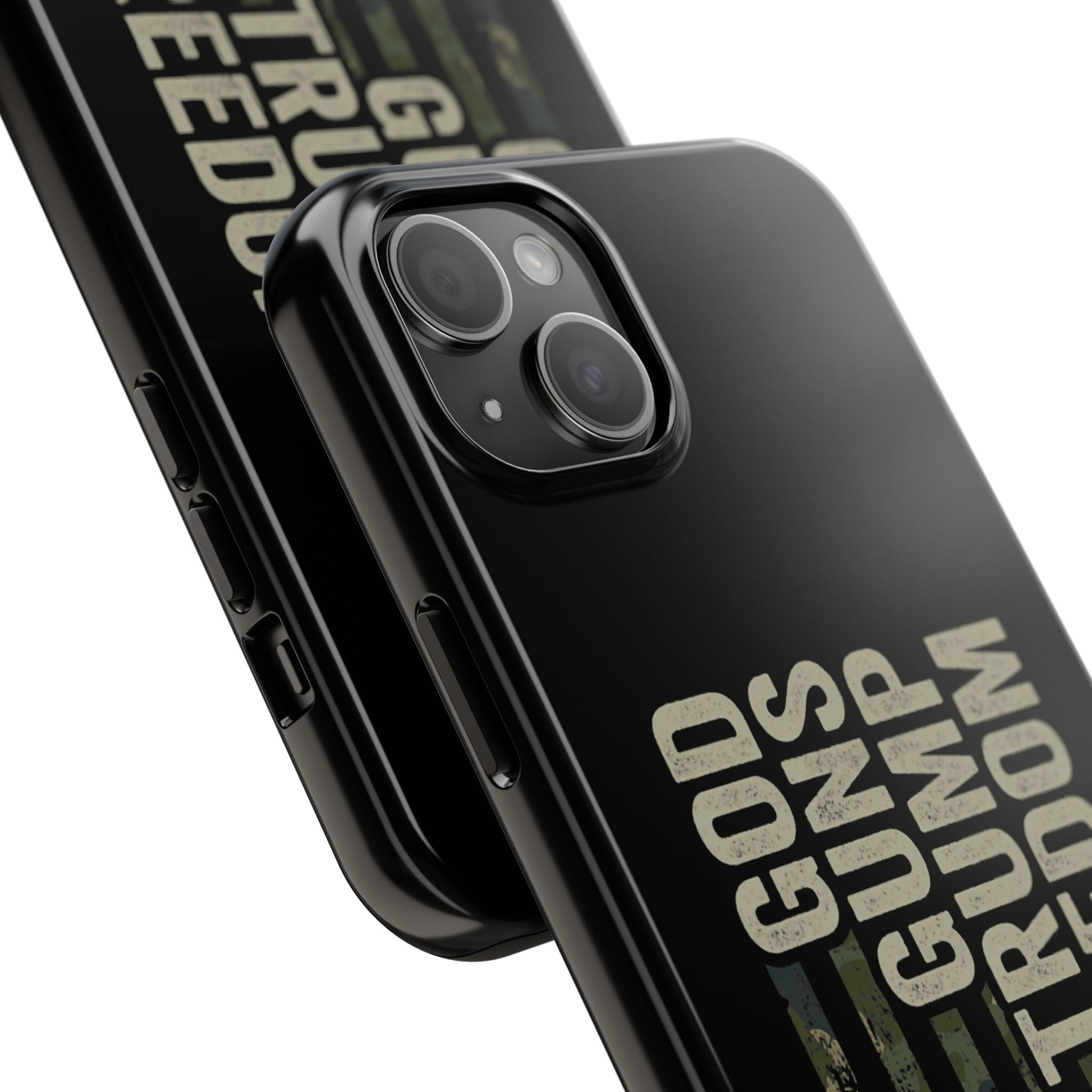 God, Guns, Trump & Freedom Phone Case