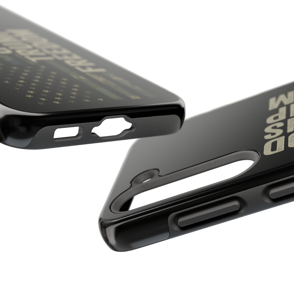 God, Guns, Trump & Freedom Phone Case