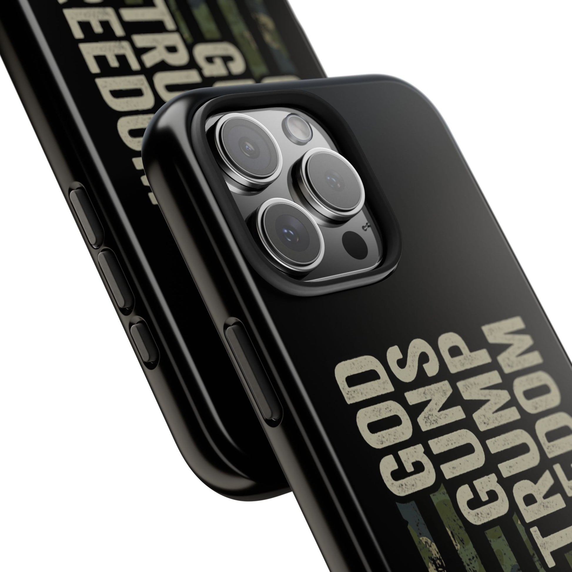 God, Guns, Trump & Freedom Phone Case