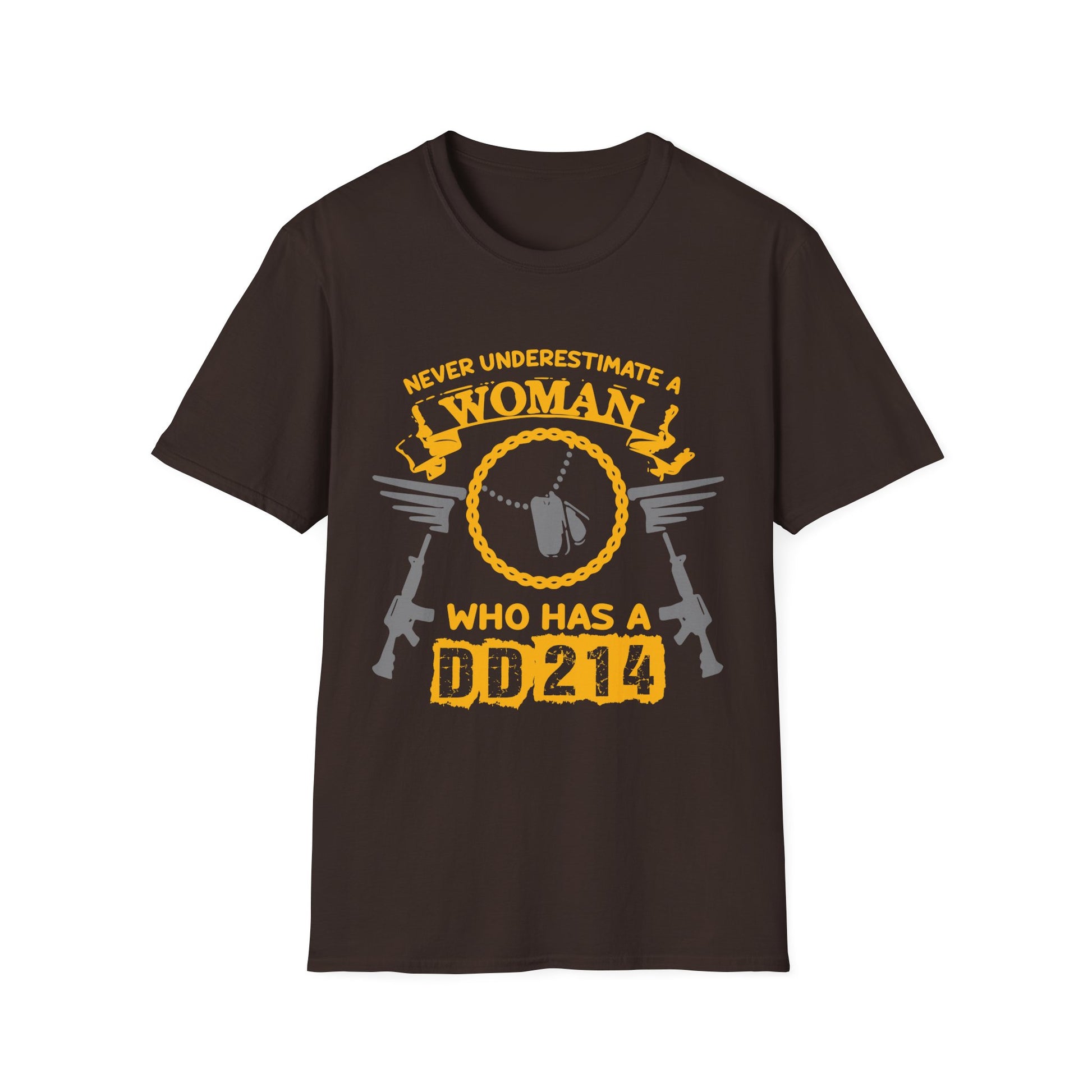 Never Underestimate a Woman with a 244 T-Shirt