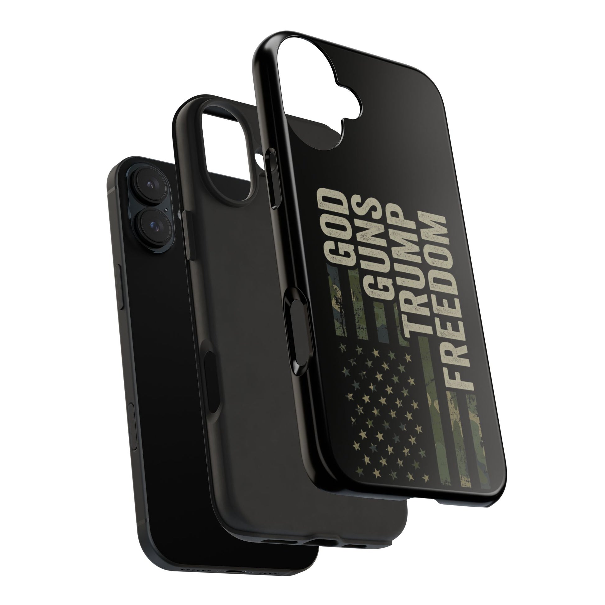 God, Guns, Trump & Freedom Phone Case