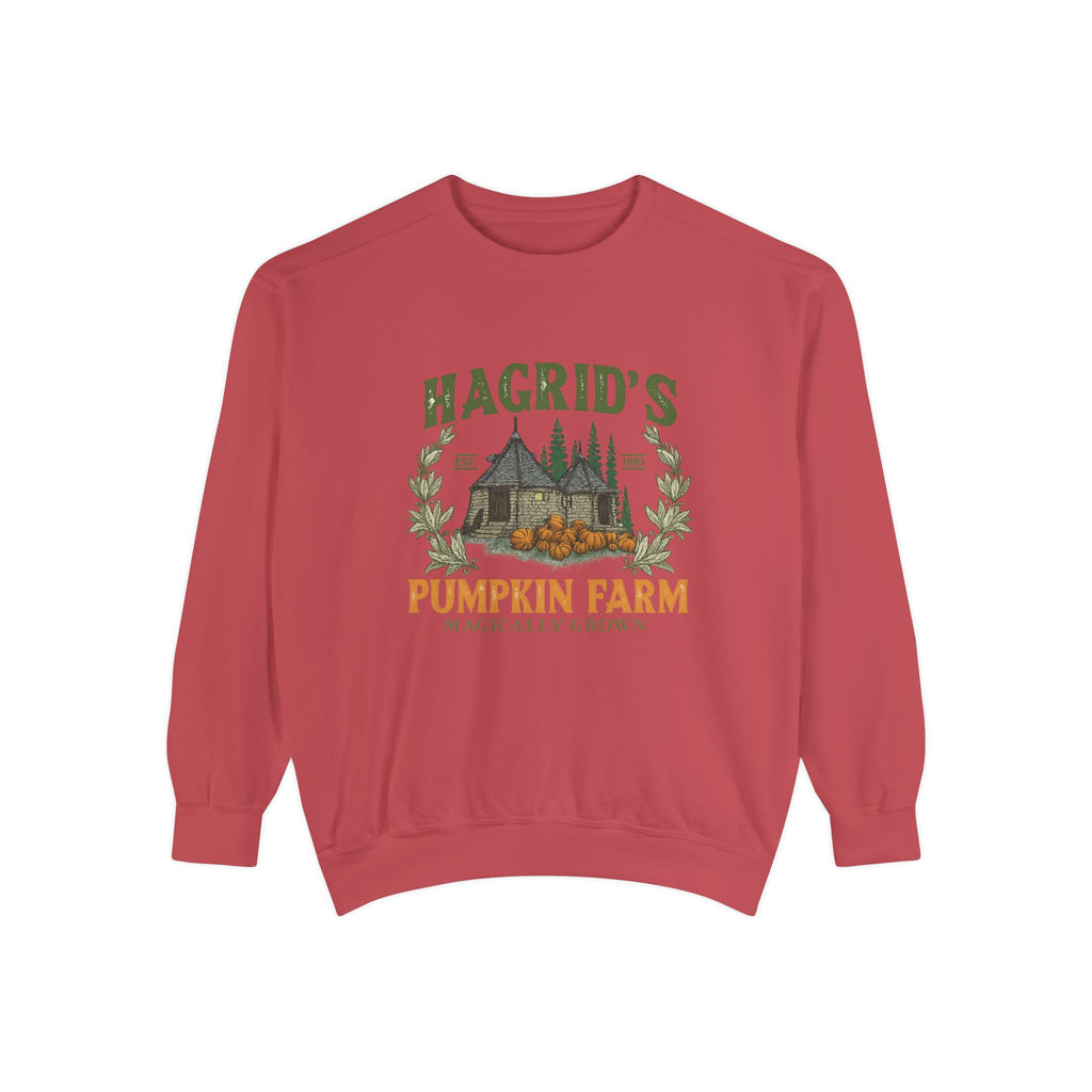 Hagrid's Pumpkin Farm Sweatshirt, Cozy Fall Unisex Sweatshirt, Halloween Apparel, Seasonal Gift, Magical Farmwear