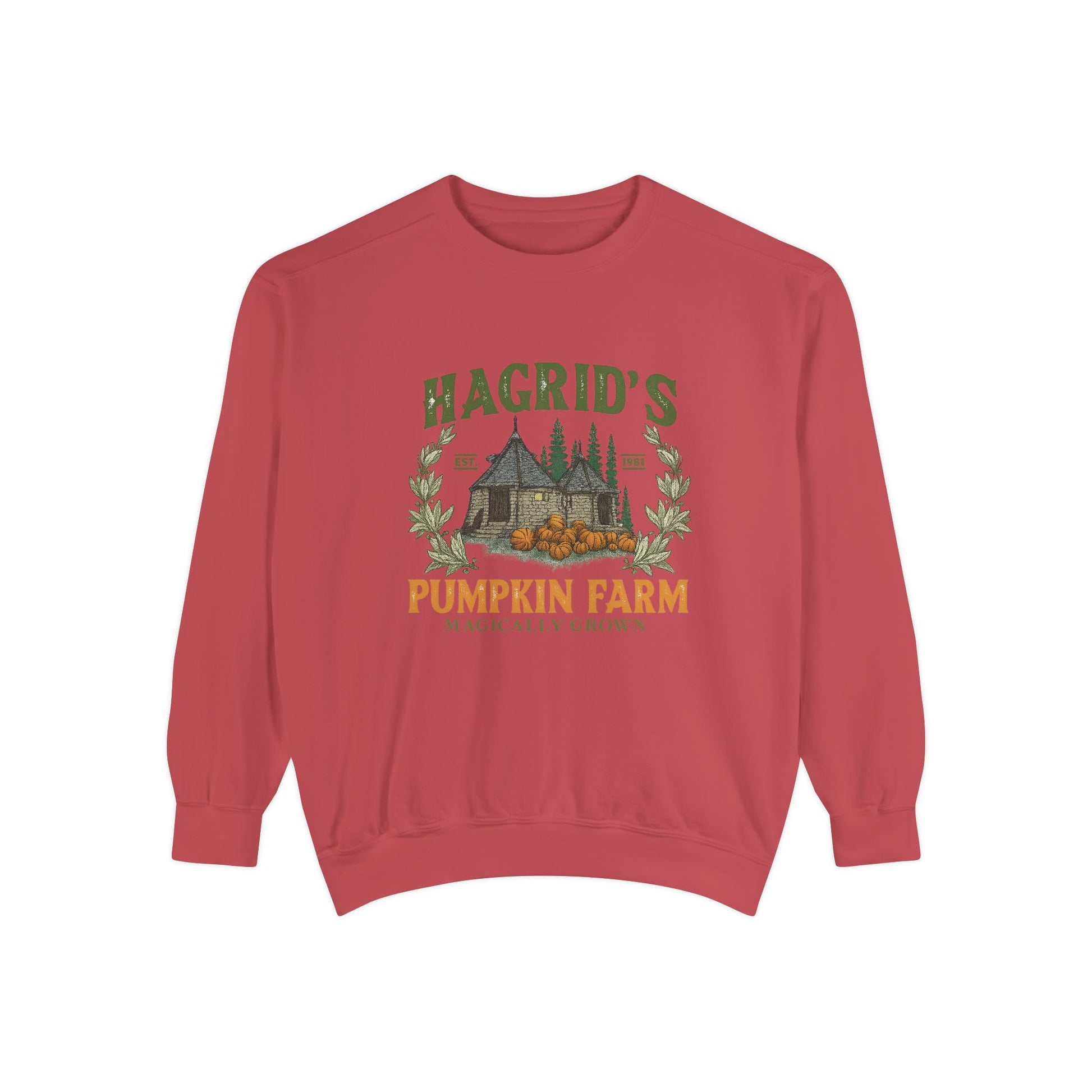 Hagrid's Pumpkin Farm Sweatshirt, Cozy Fall Unisex Sweatshirt, Halloween Apparel, Seasonal Gift, Magical Farmwear