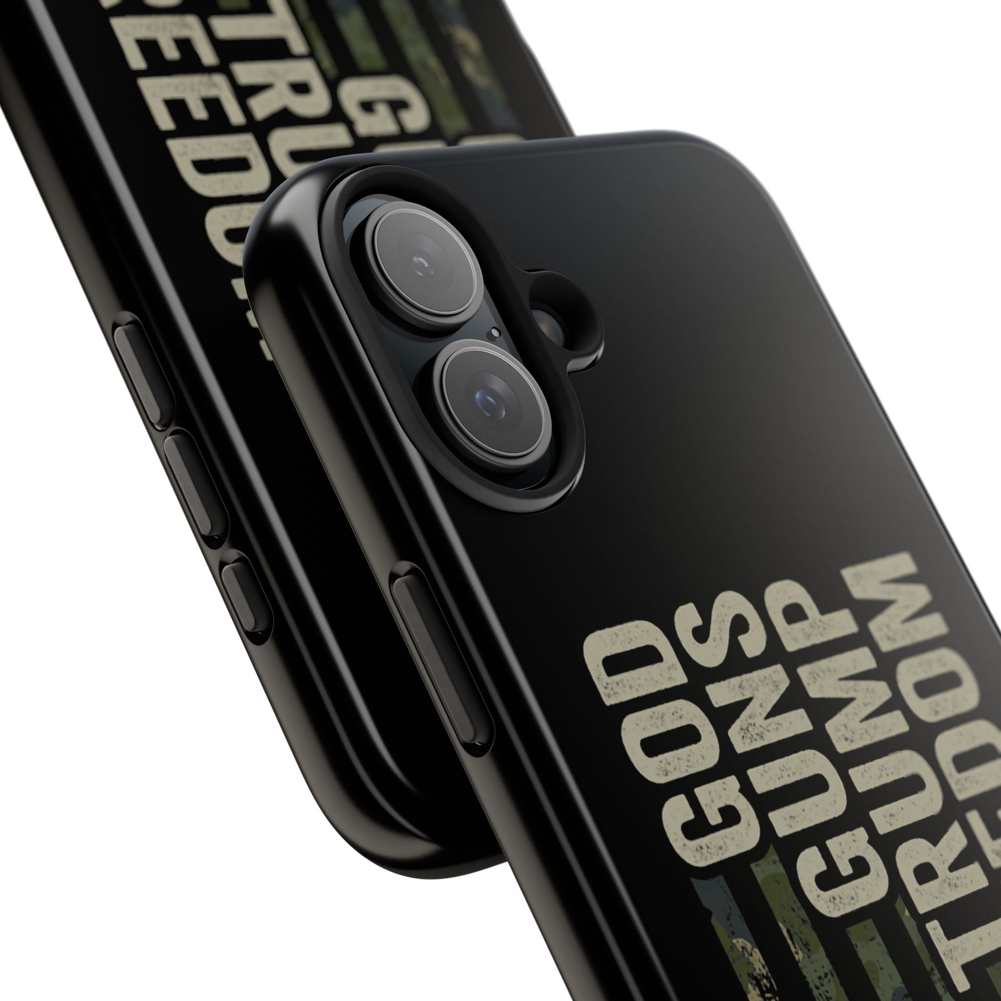 God, Guns, Trump & Freedom Phone Case