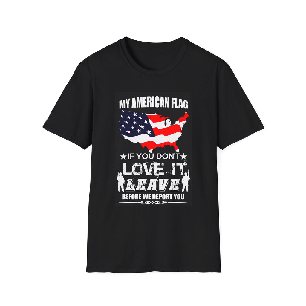 Love It or Leave T-Shirt – American Flag Edition