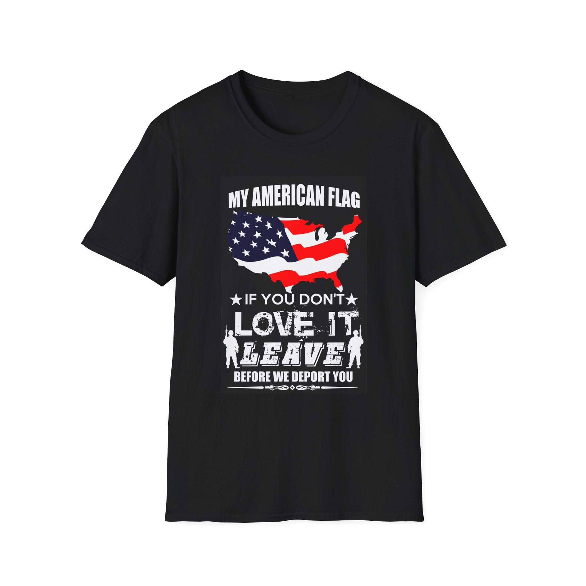 Love It or Leave T-Shirt – American Flag Edition
