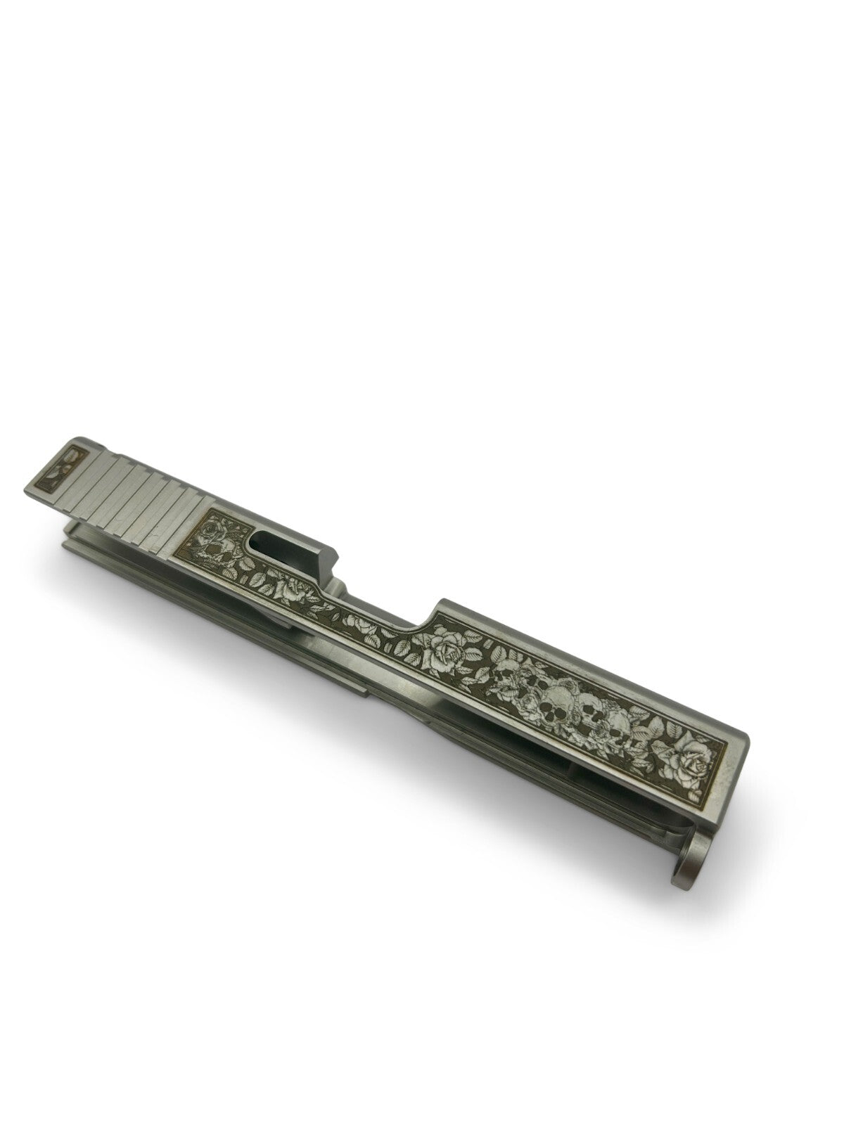 Glock 19 Custom Engraved AlphaWolf Slide for GLOCK 19 Gen3 with Dovetail and OEM