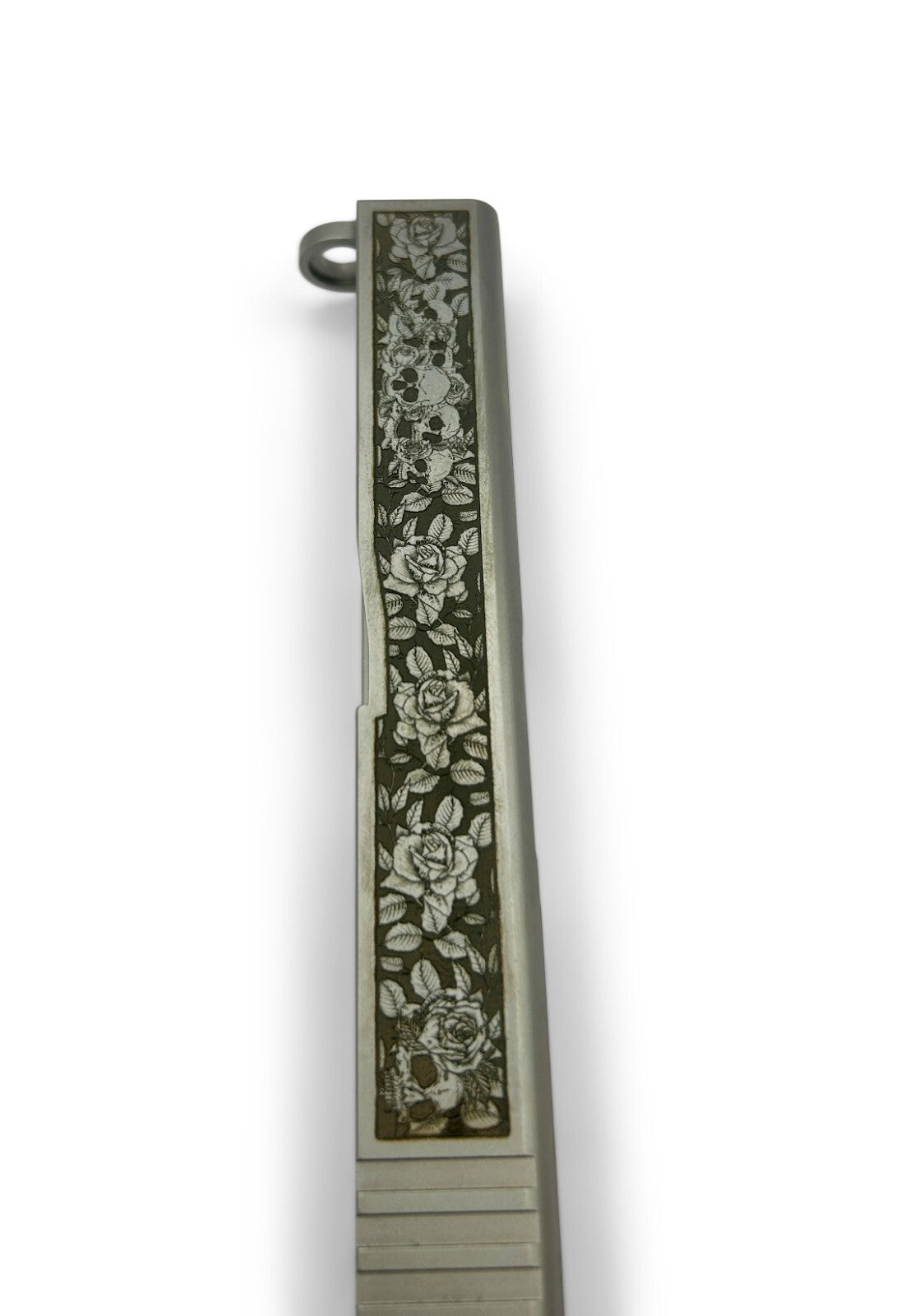 Glock 19 Custom Engraved AlphaWolf Slide for GLOCK 19 Gen3 with Dovetail and OEM