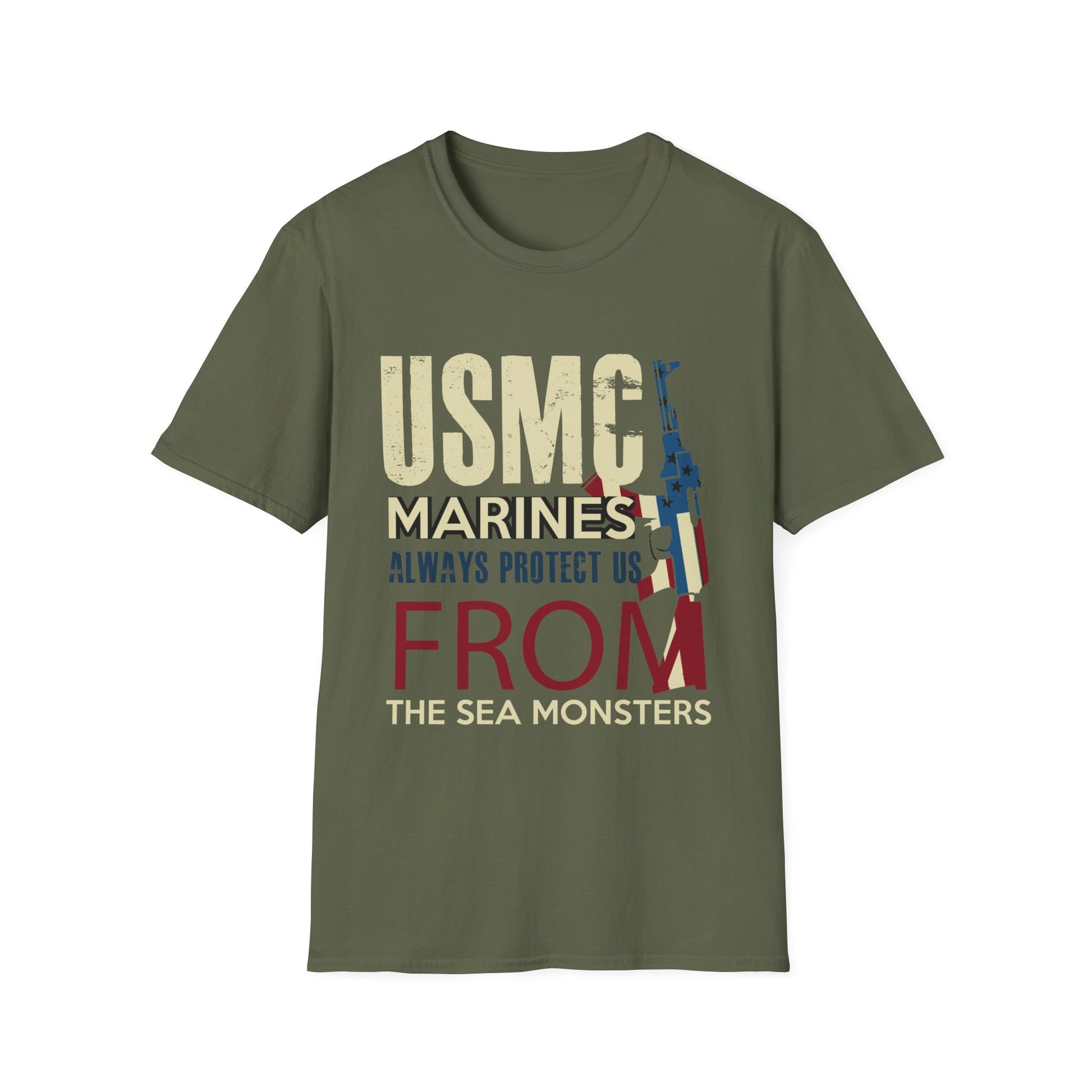 Marines Sea Monster Protector T-Shirt