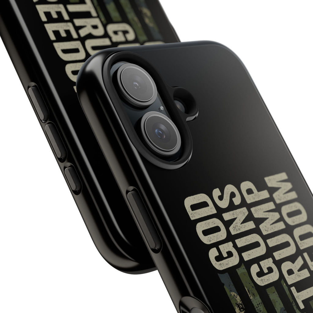 God, Guns, Trump & Freedom Phone Case