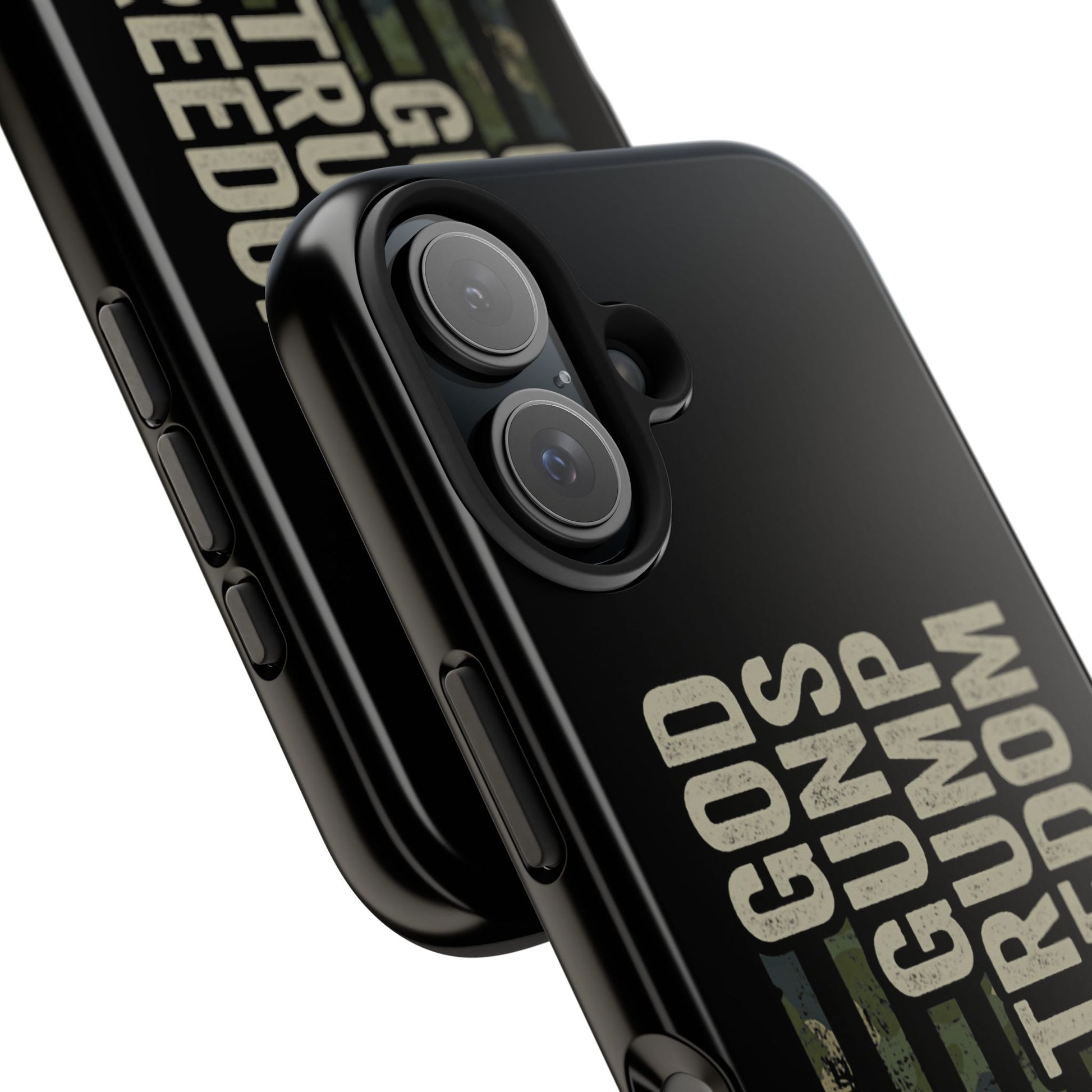 God, Guns, Trump & Freedom Phone Case