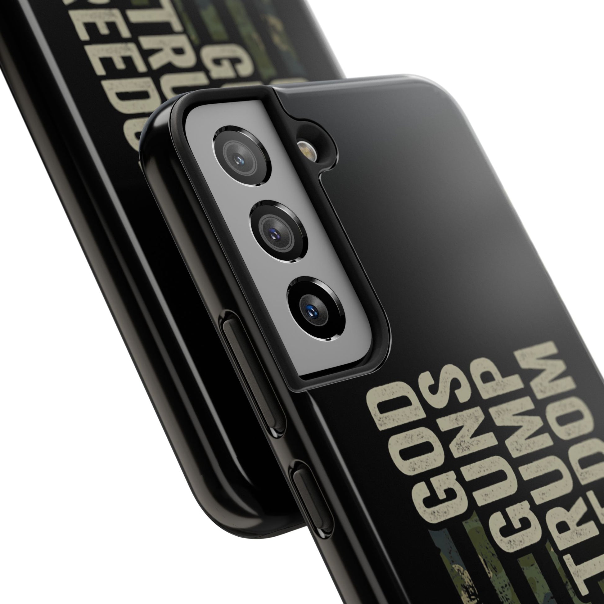 God, Guns, Trump & Freedom Phone Case