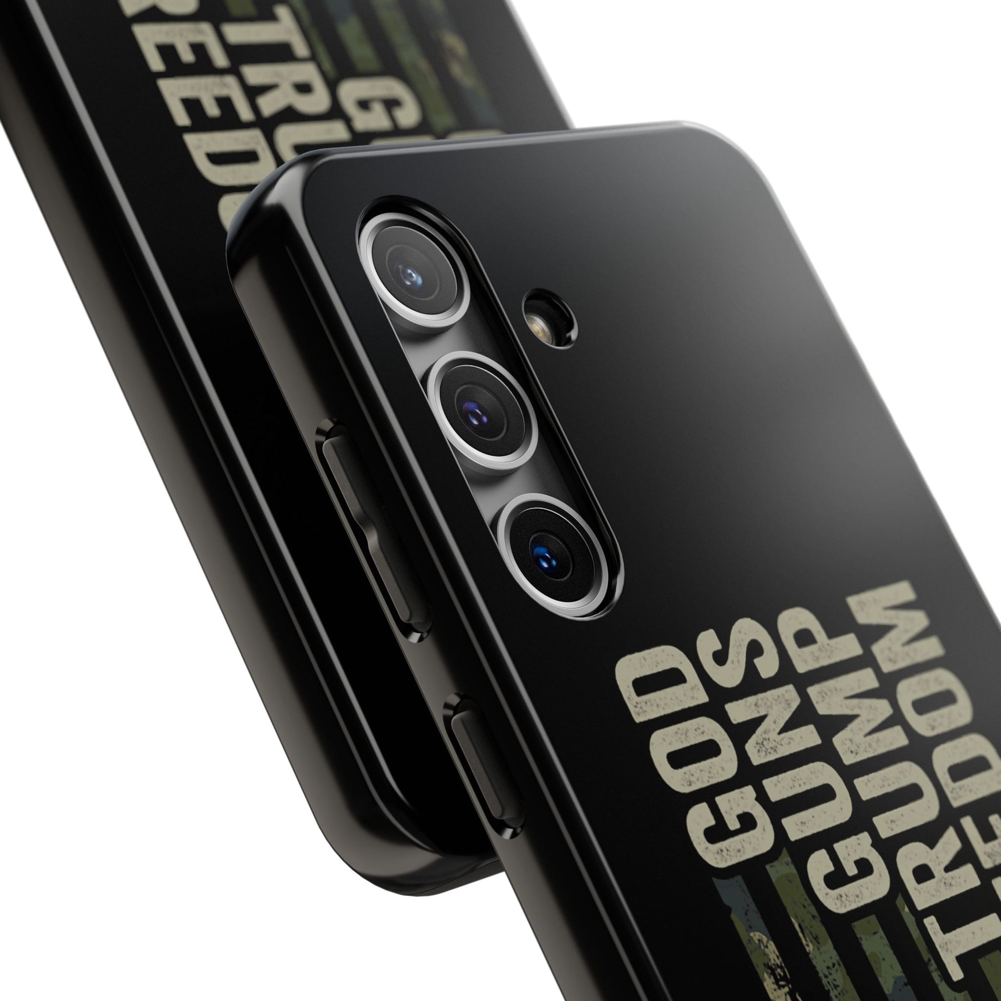 God, Guns, Trump & Freedom Phone Case