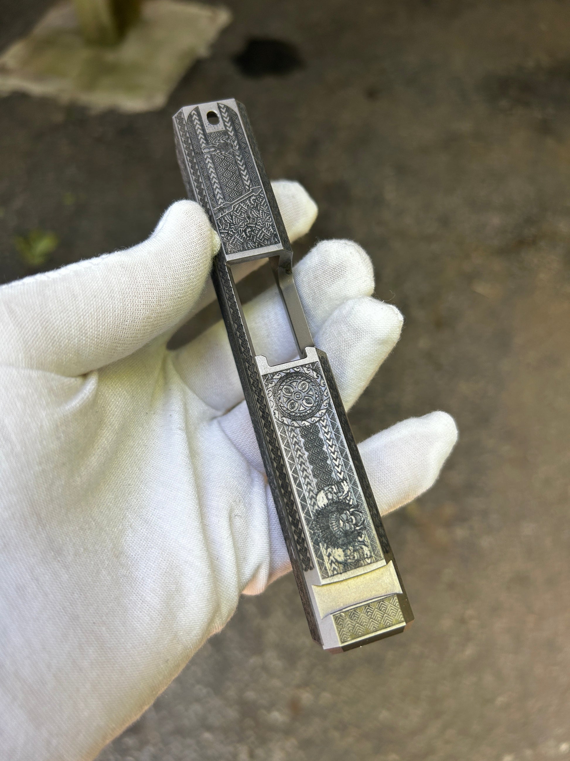 Custom Engraver Glock 43 and 43x Slide Made in USA