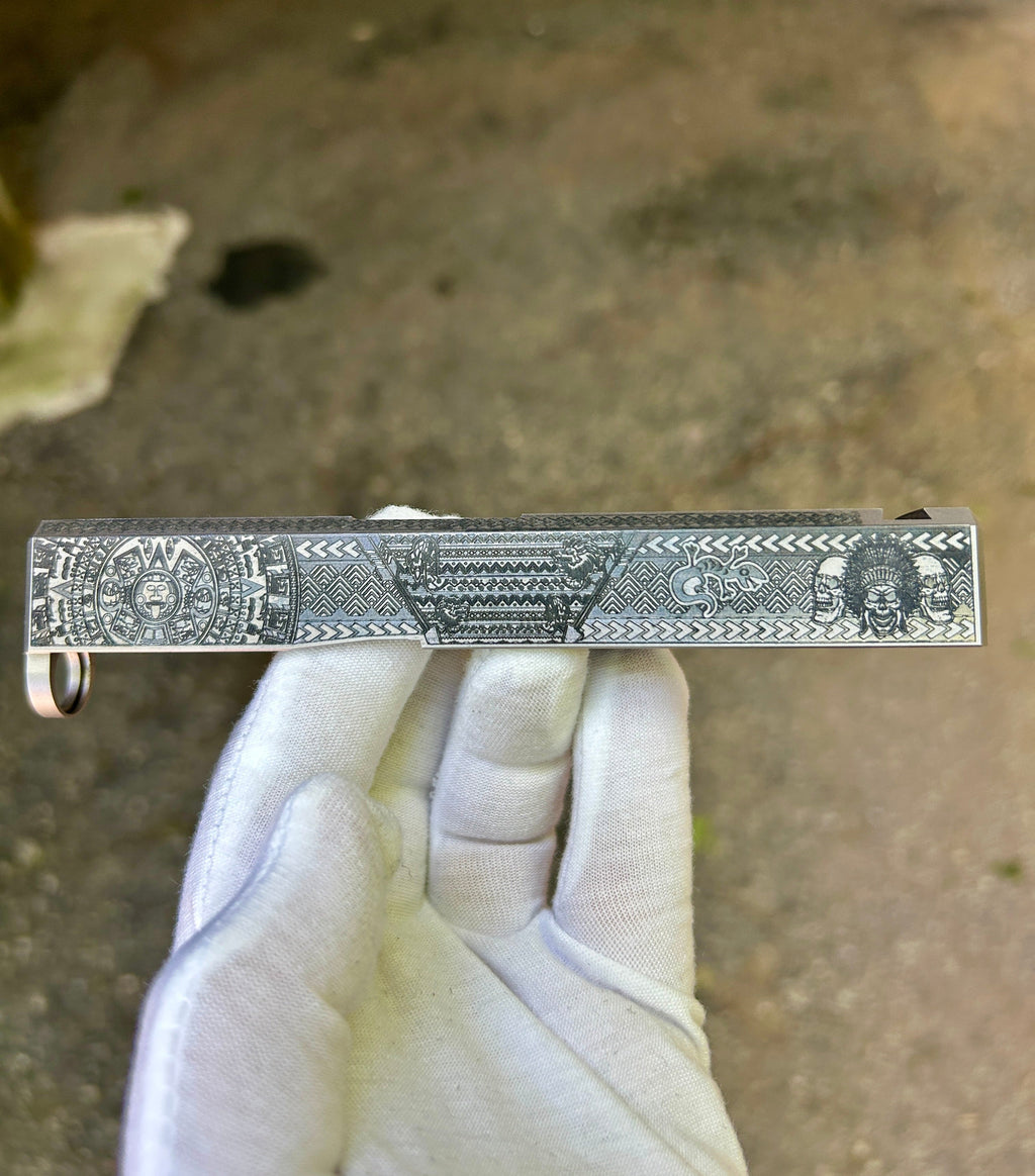 Custom Engraver Glock 43 and 43x Slide Made in USA