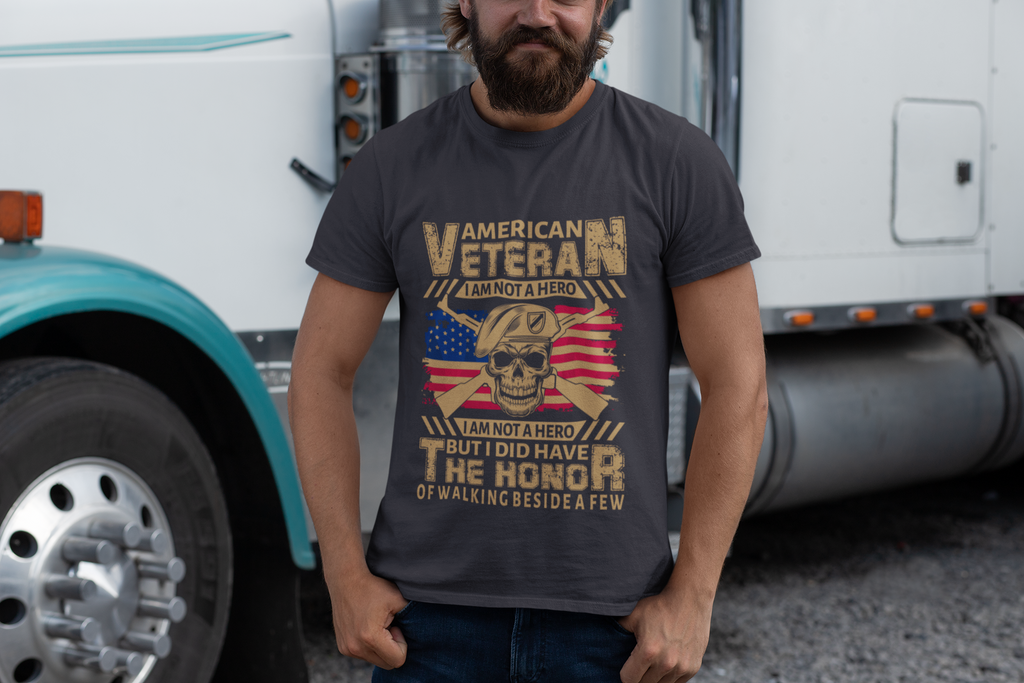 American Veteran Honor T-Shirt – Walking Beside Heroes
