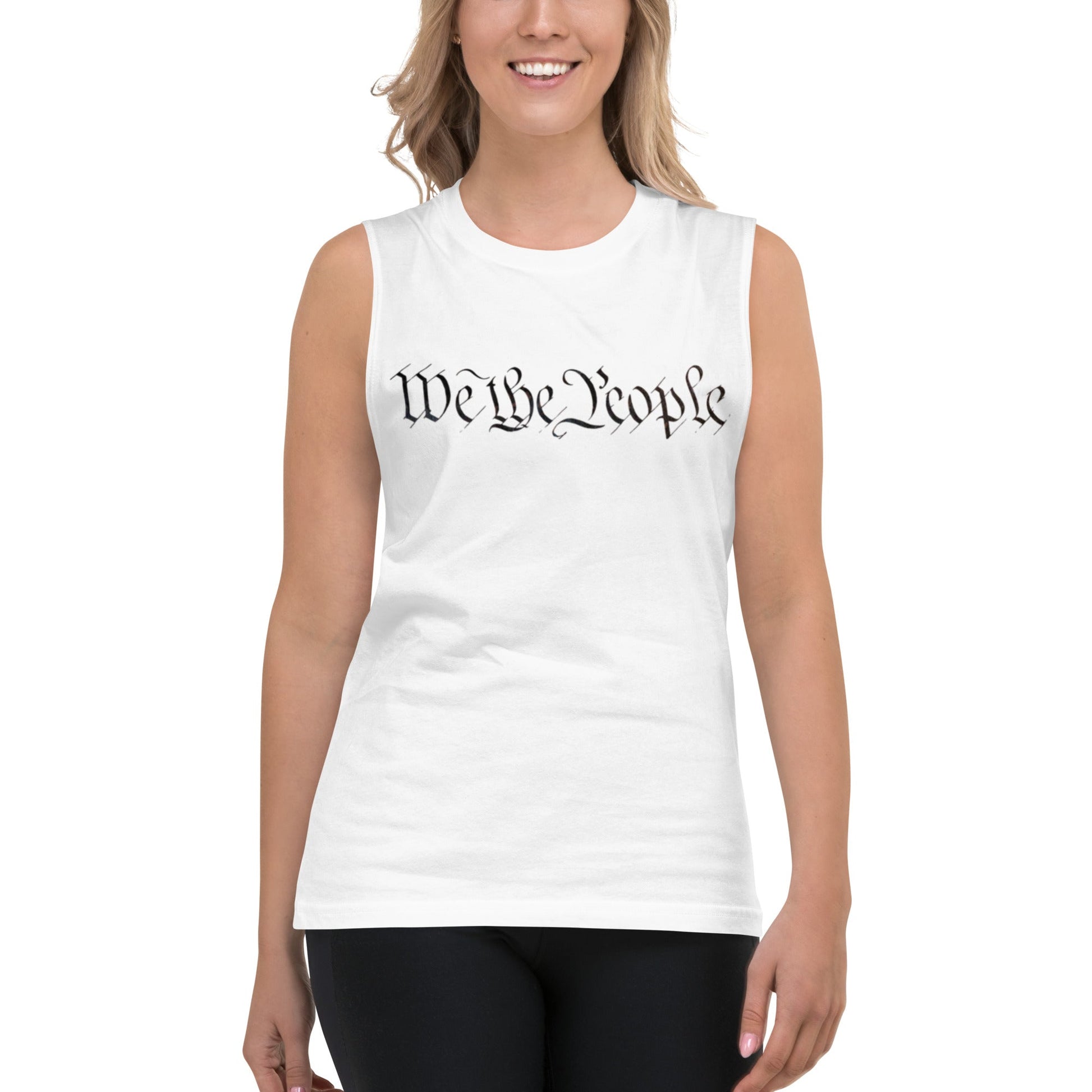 We the People easter-egg QR Code - Trump Dance - Muscle Shirt