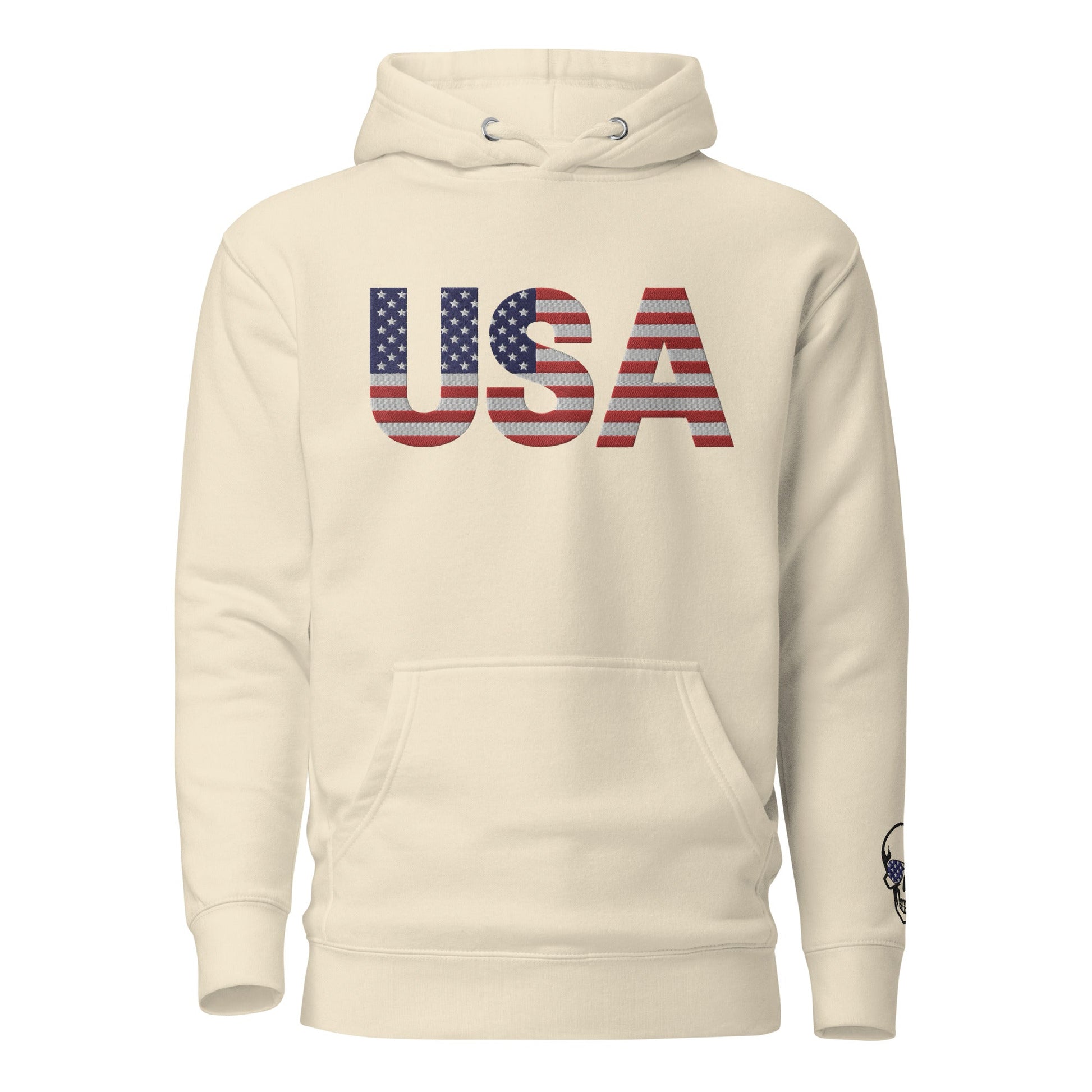 USA Large Embroidery - Runs small so size up - Unisex Hoodie