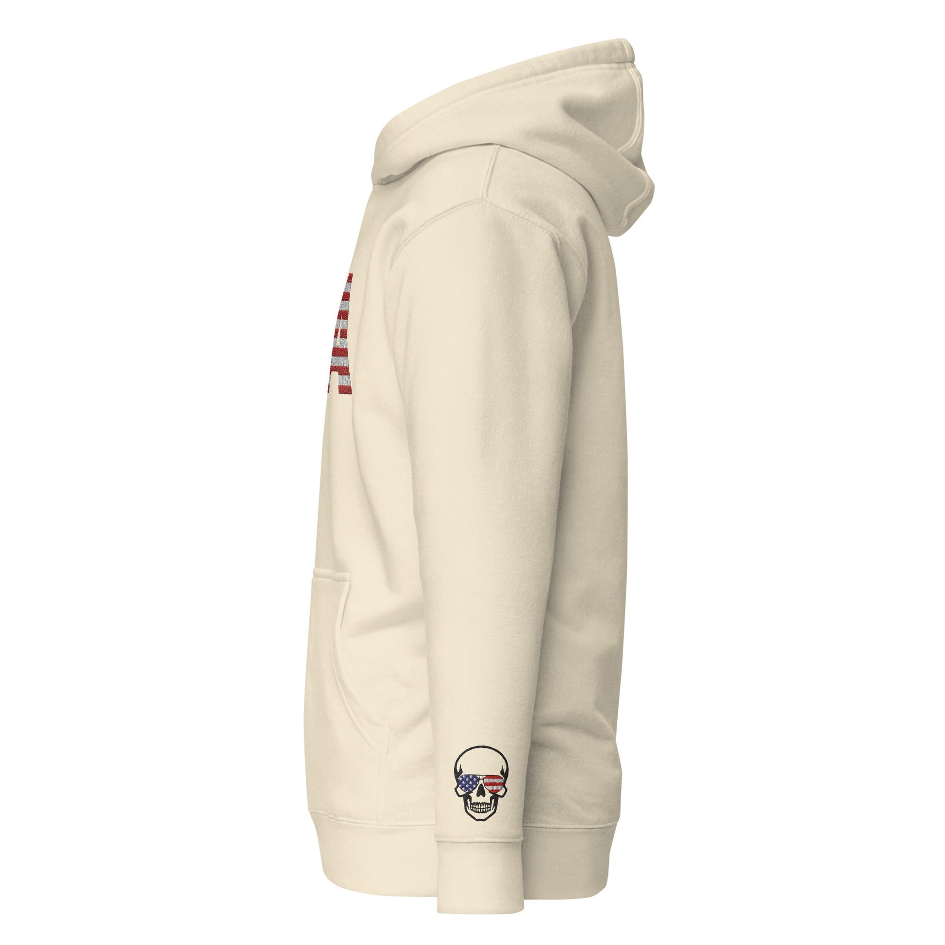 USA Large Embroidery - Runs small so size up - Unisex Hoodie