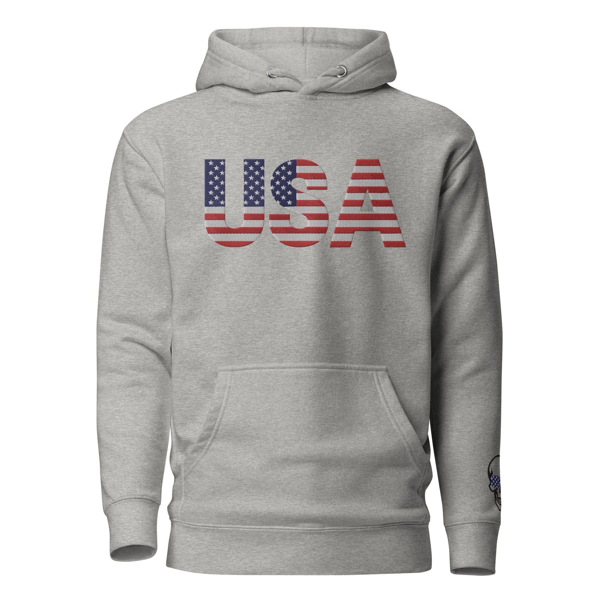 USA Large Embroidery - Runs small so size up - Unisex Hoodie
