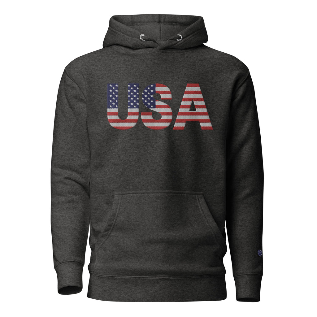 USA Large Embroidery - Runs small so size up - Unisex Hoodie
