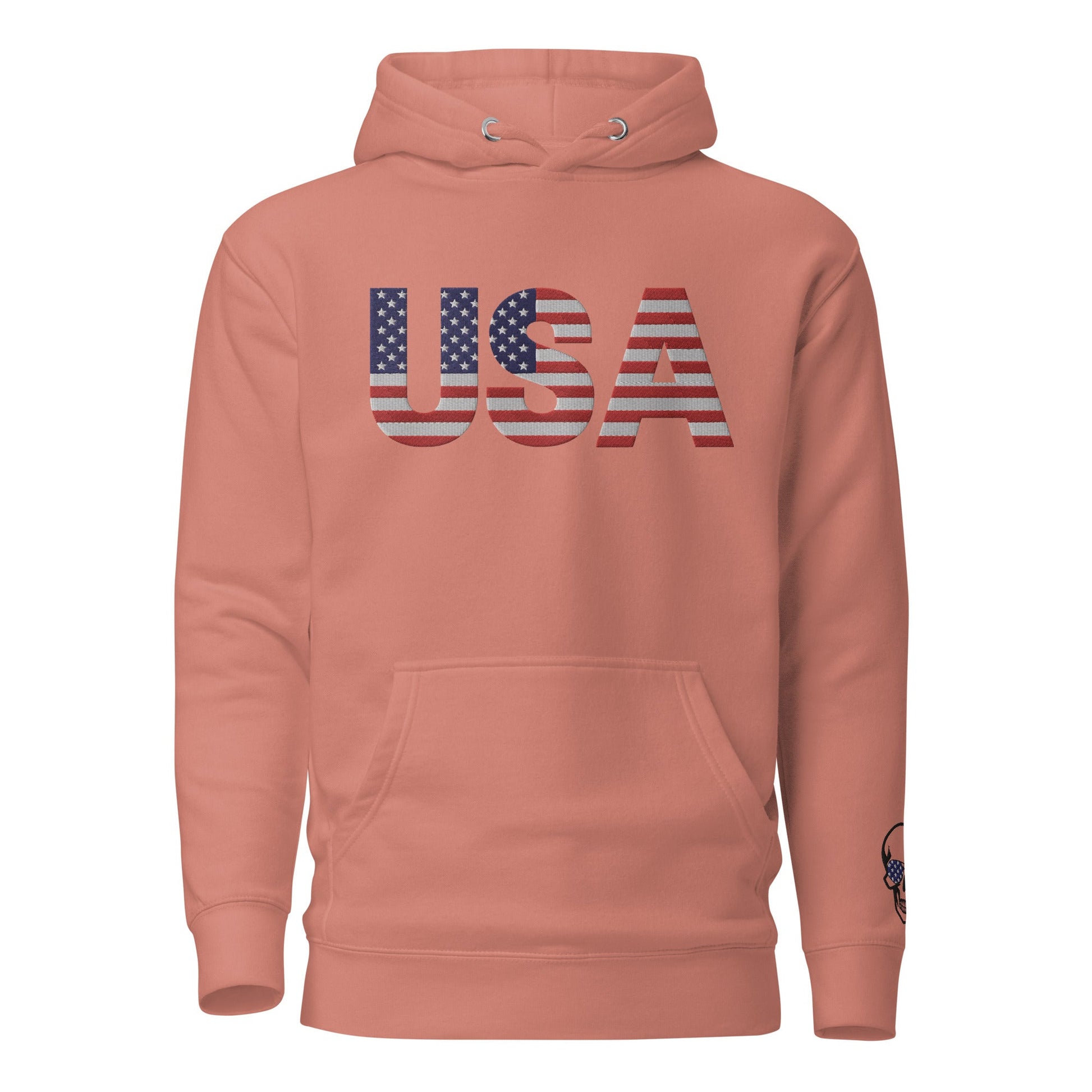 USA Large Embroidery - Runs small so size up - Unisex Hoodie