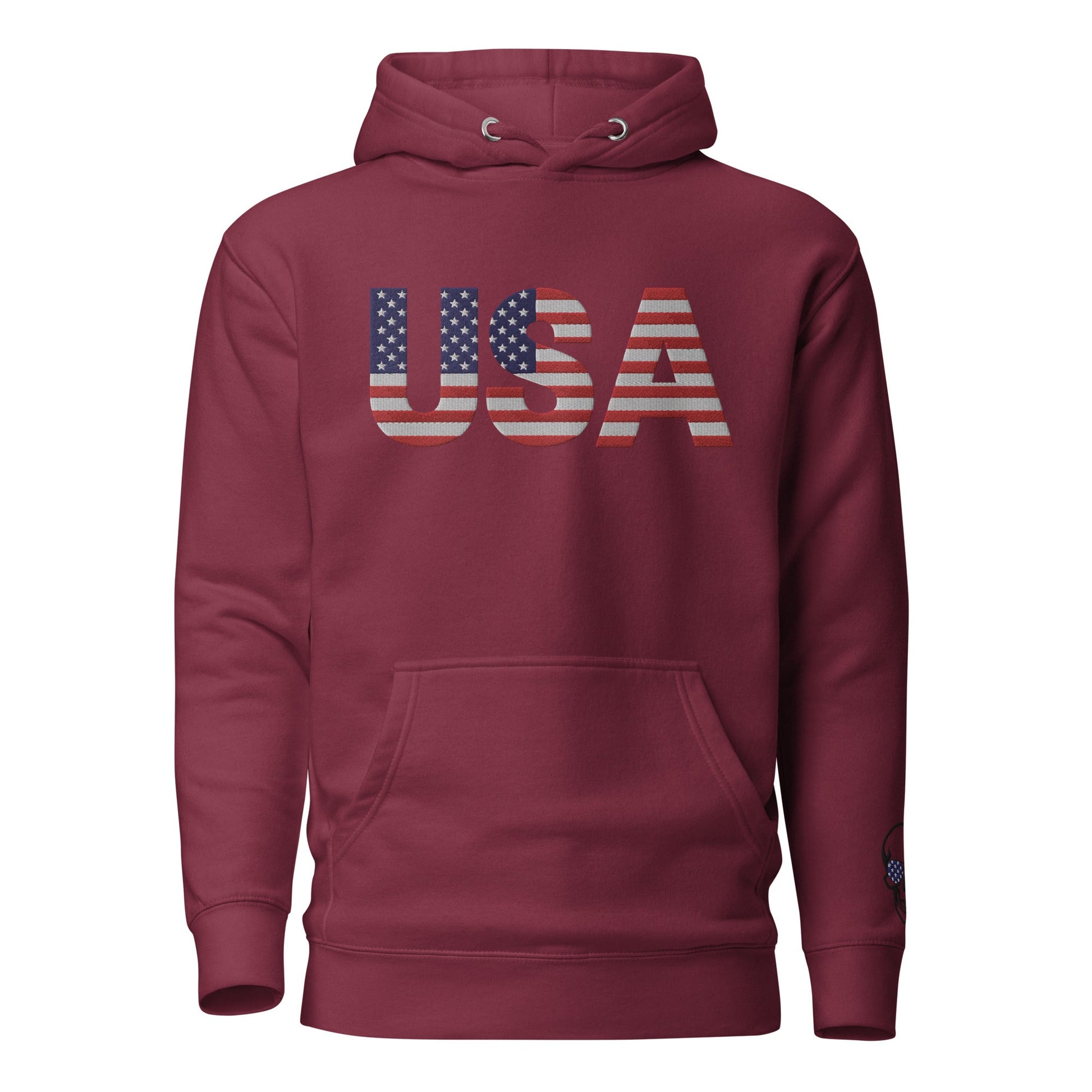 USA Large Embroidery - Runs small so size up - Unisex Hoodie