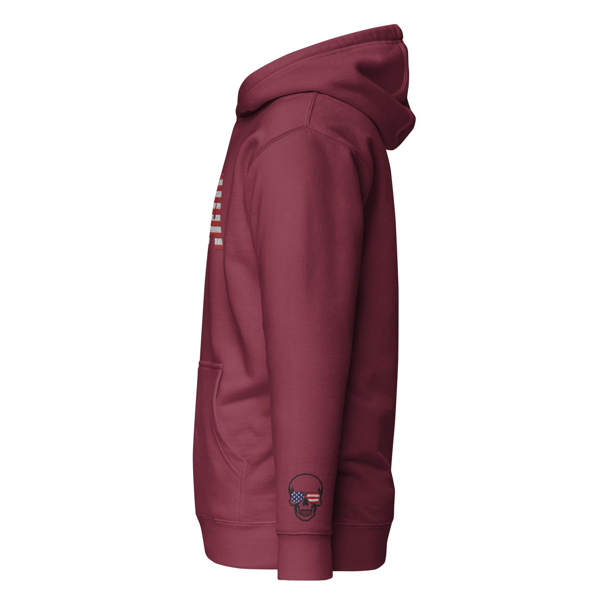 USA Large Embroidery - Runs small so size up - Unisex Hoodie