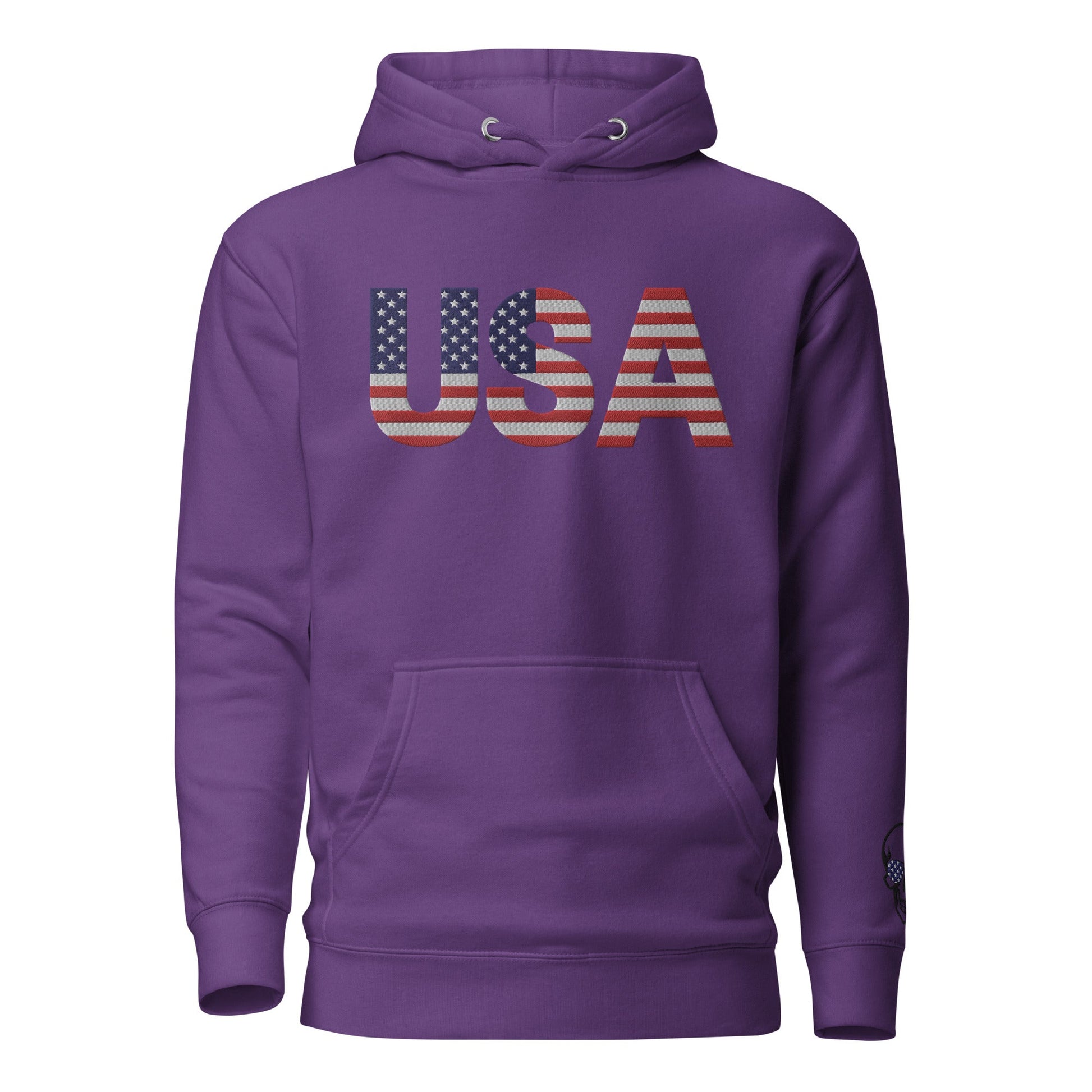 USA Large Embroidery - Runs small so size up - Unisex Hoodie