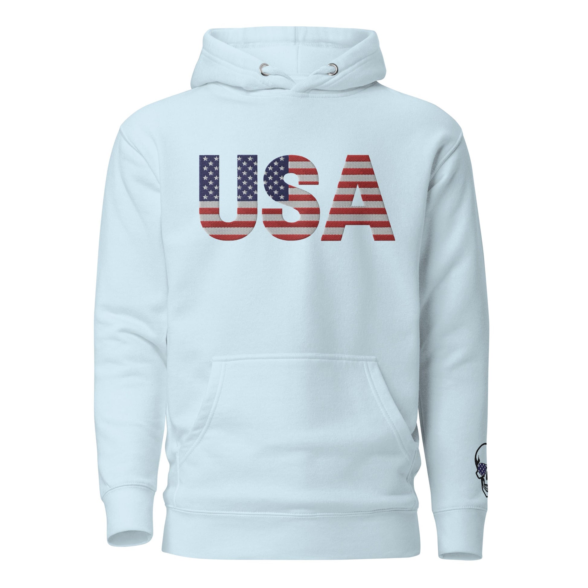 USA Large Embroidery - Runs small so size up - Unisex Hoodie