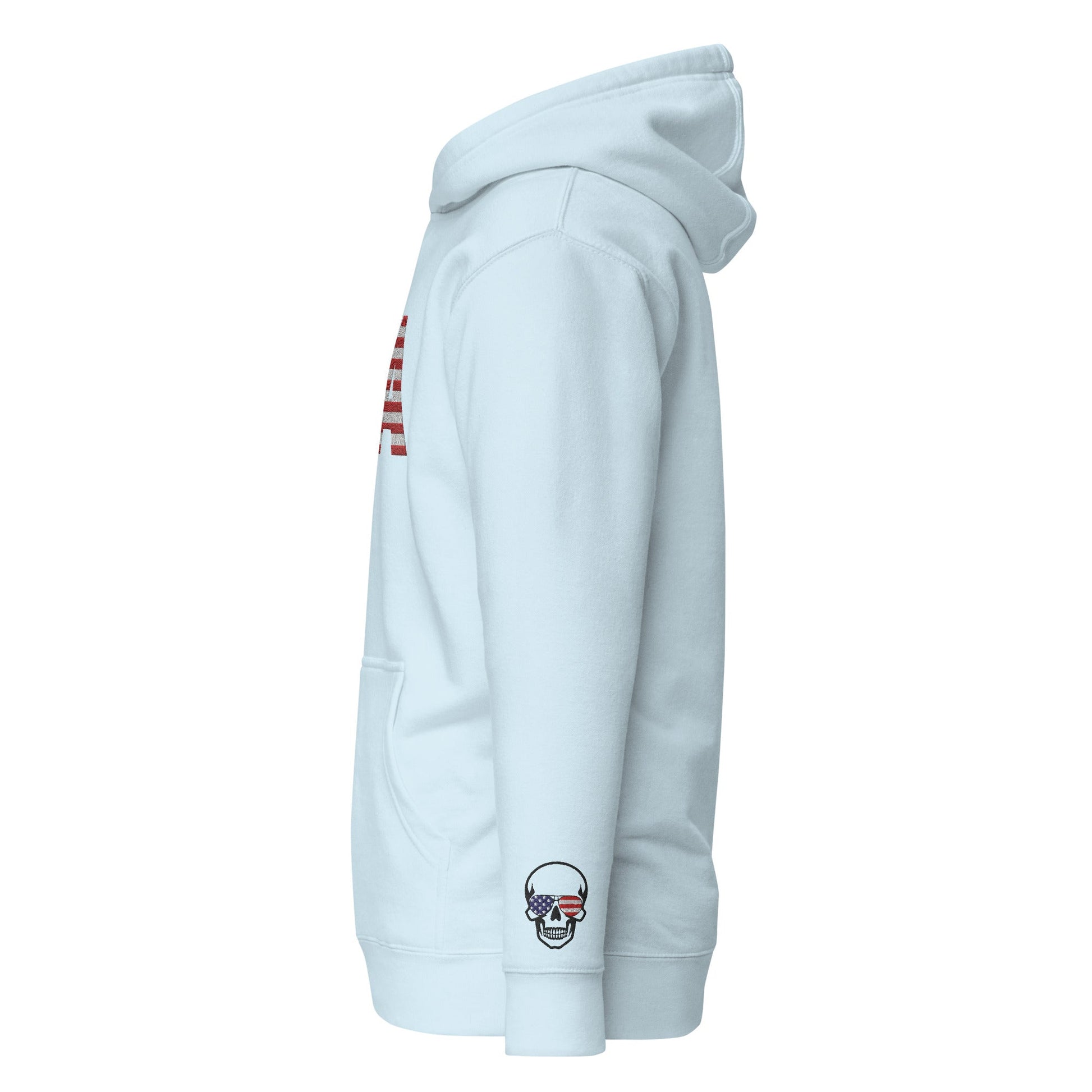 USA Large Embroidery - Runs small so size up - Unisex Hoodie