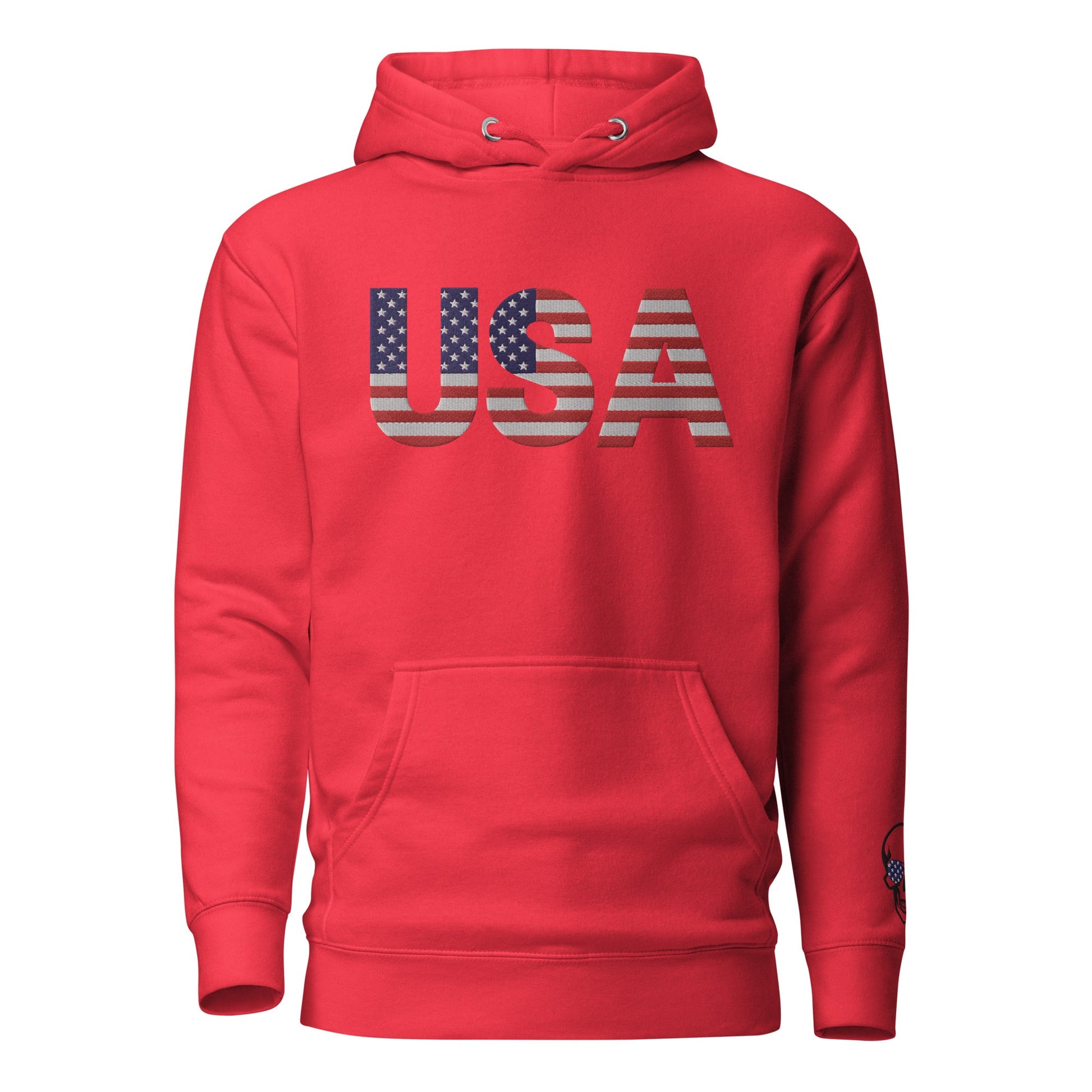 USA Large Embroidery - Runs small so size up - Unisex Hoodie