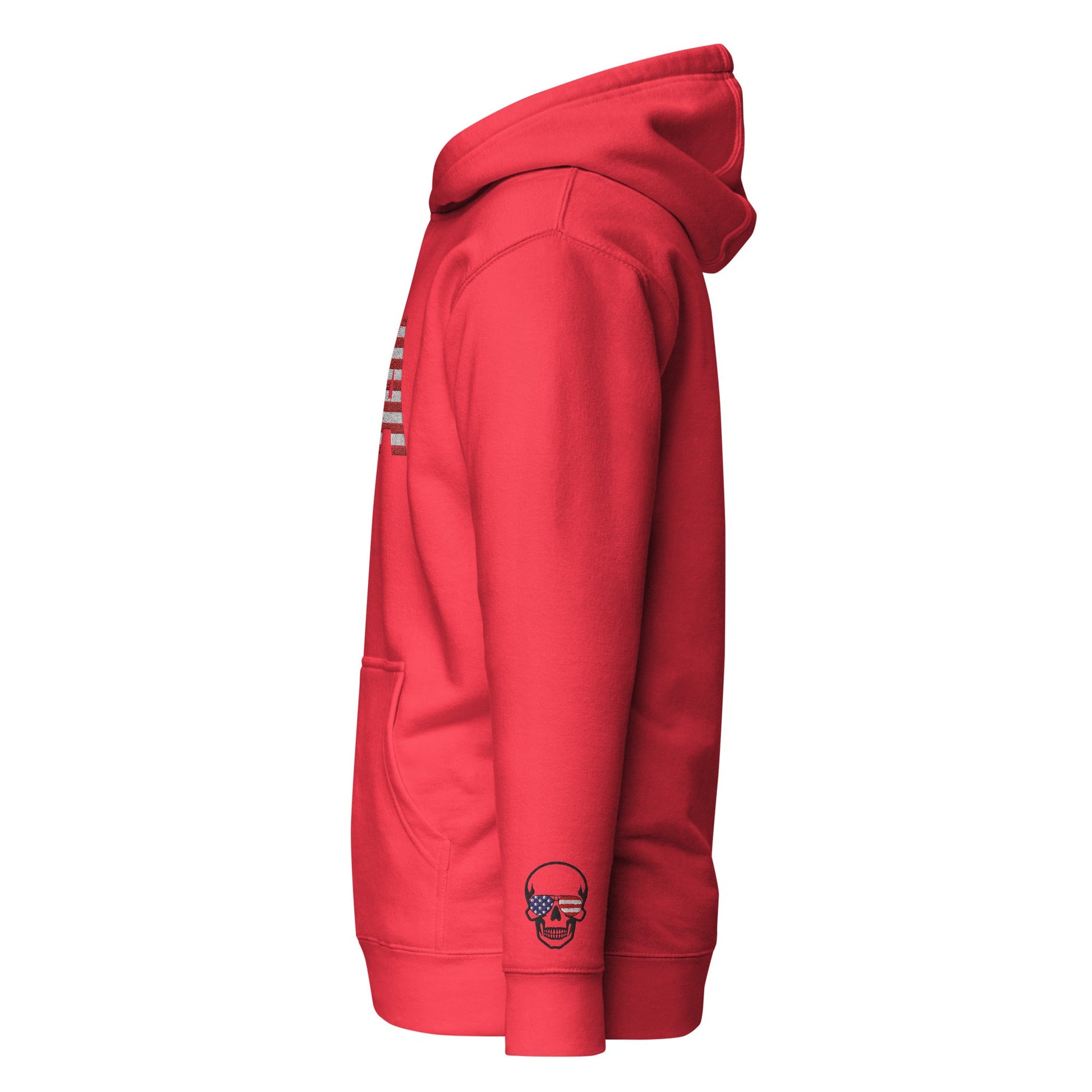 USA Large Embroidery - Runs small so size up - Unisex Hoodie