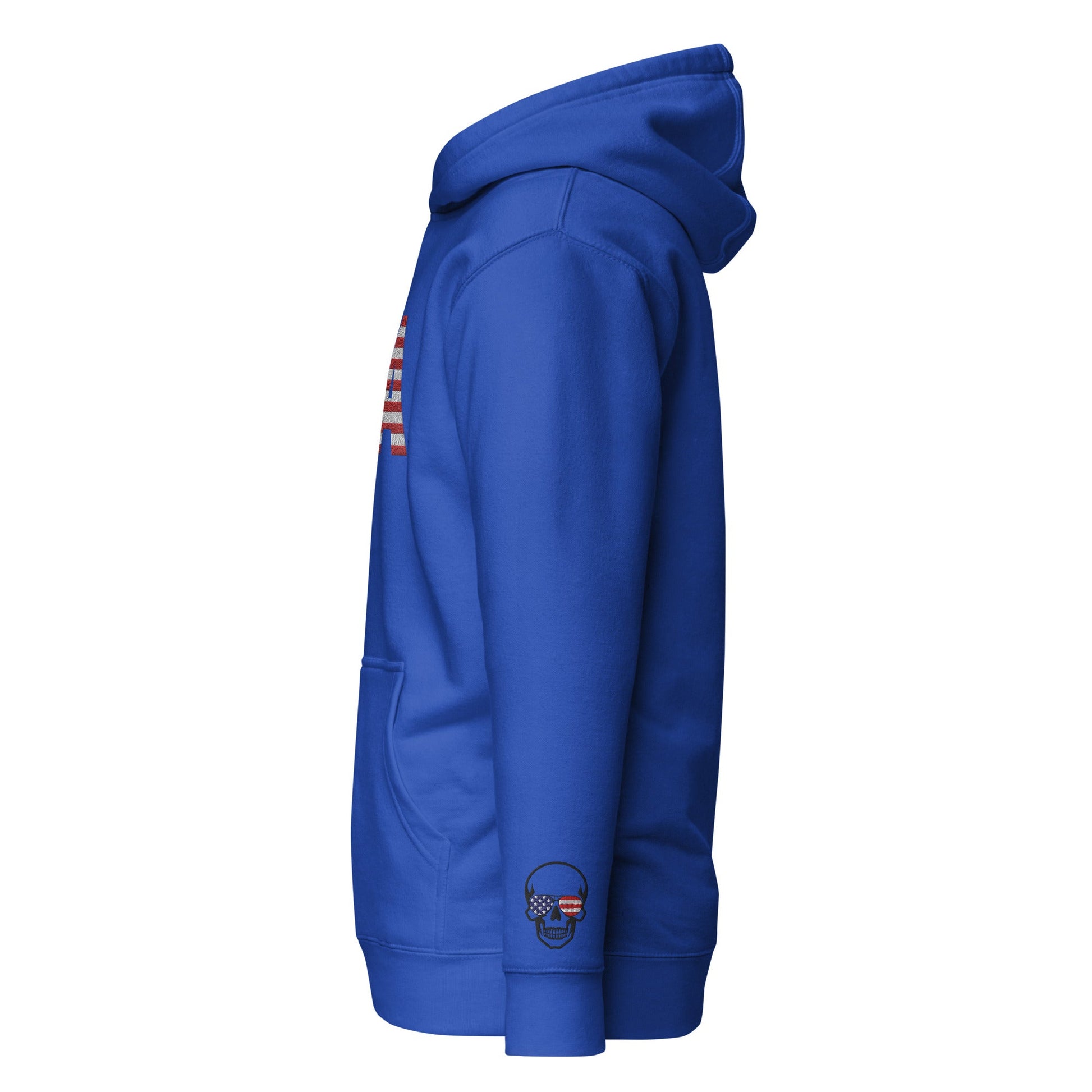 USA Large Embroidery - Runs small so size up - Unisex Hoodie