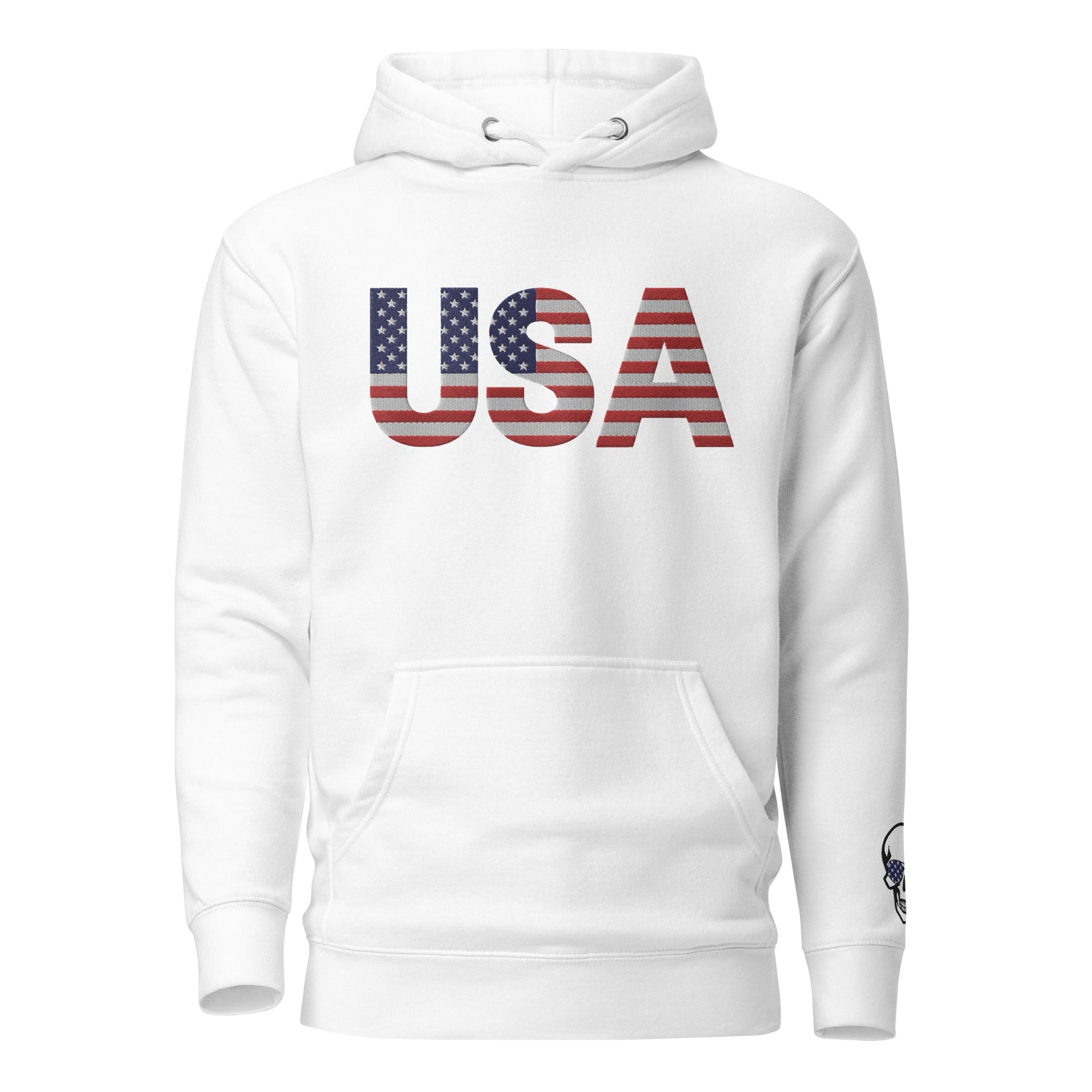 USA Large Embroidery - Runs small so size up - Unisex Hoodie