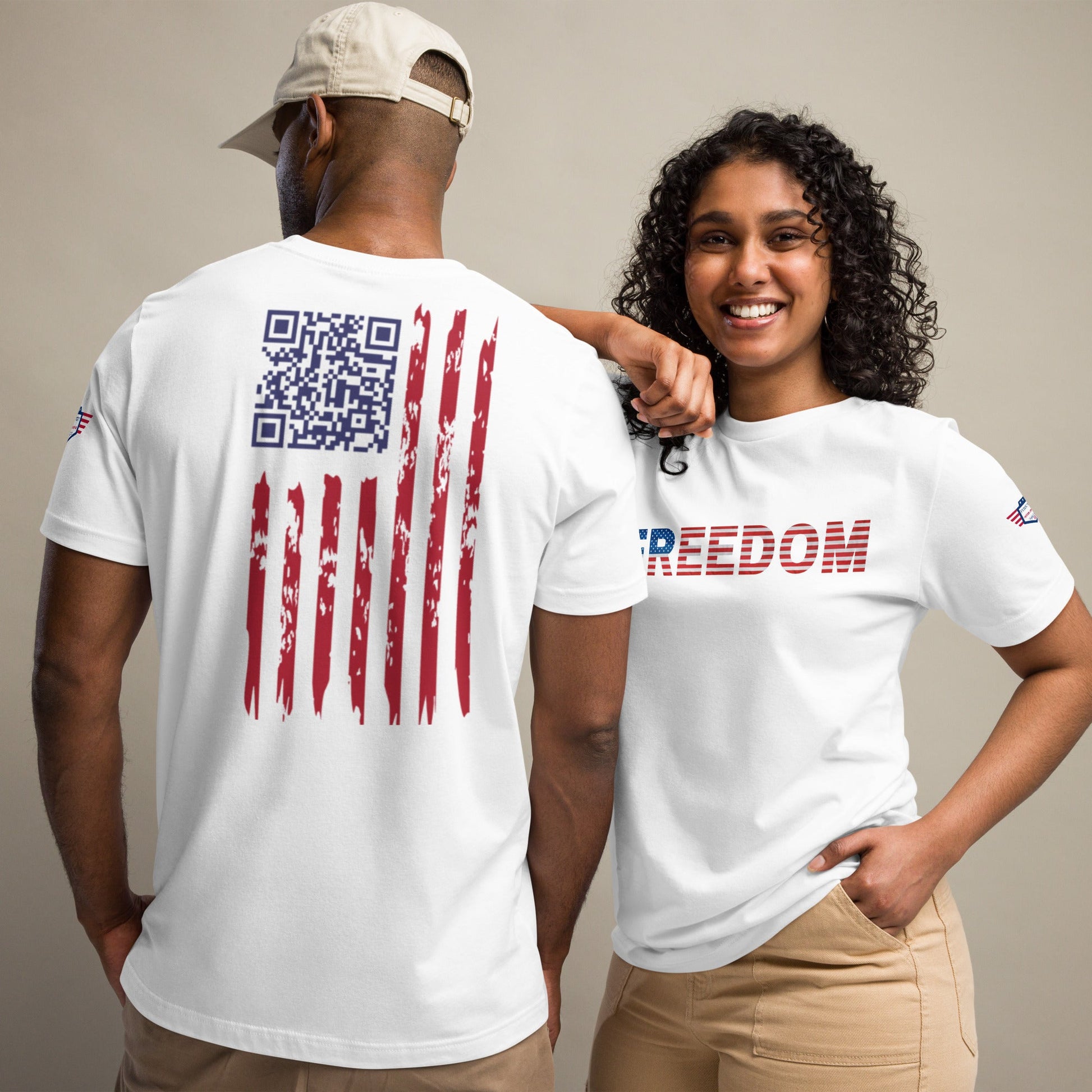 Freedom - easter-egg QR Code - Trump Dance - Unisex t-shirt